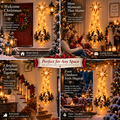 Vertical Christmas wall display