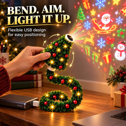 USB Christmas Projection Lamp