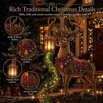 Light-Up Reindeer Yard Stake