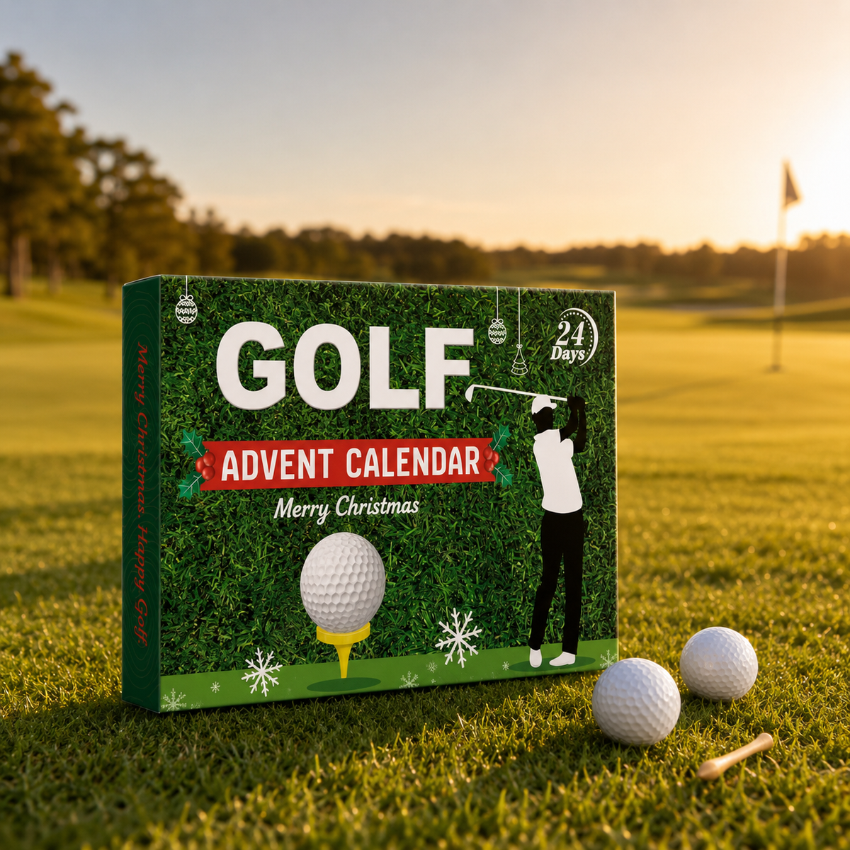 🔥 LAST DAY 49% OFF 🔥 2026 Golf Advent Calendar - 24-Day Christmas Countdown with Golf Accessories, Ideal Gift for Him ⛳🎄