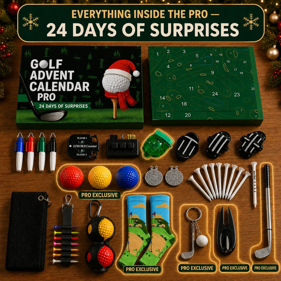 🔥 LAST DAY 49% OFF 🔥 2026 Golf Advent Calendar - 24-Day Christmas Countdown with Golf Accessories, Ideal Gift for Him ⛳🎄