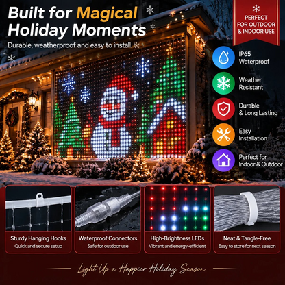 RGB Pixel LED Curtain Lights